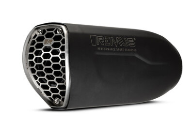 Remus Slip On REMUS NXT Sportuitlaat Honda CB750 Hornet, roestvrij staal zwart, incl. ECE typegoedkeuring HONDA CB750 Hornet 2-cyinder, 4-stroke 67,5 kW 2023=&gt;