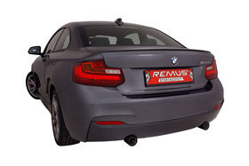 BMW M235i [F22] Remus einddemper racing L/R uitgang EG gekeurd