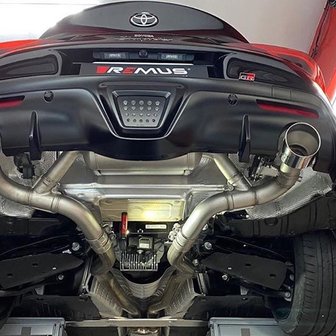 Remus sport exhaust Toyota Supra GR 19- RACING einddemper links en rechts styling