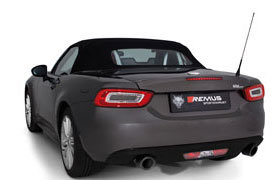 Fiat 124 Spider Remus sportuitlaat L/R uitgang