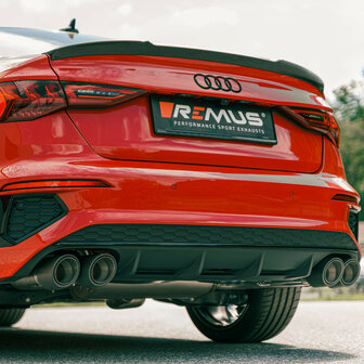 Remus Racing uitlaat Audi S3 [8Y] Sedan Einddemper