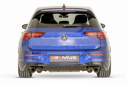 Remus RACING uitlaat VW Golf 8 R 4motion GPF-BACK-SYSTEM