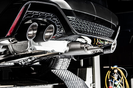 Remus uitlaat Audi RS7 [4K] RACING GPF-Back-system L/R (Resonated) Zonder EG goedkeuring