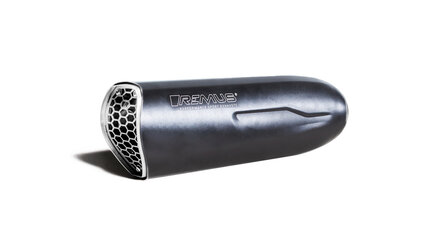 Slip On REMUS NXT (sport silencer with removable sound insert), stainless steel black, NO ECE TYPE APPROVAL