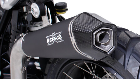 HYPERCONE, RACING slip on (muffler with connecting tube upswept), stainless steel black, without EC homologation