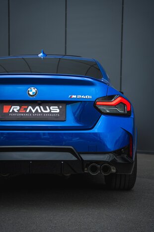 Remus uitlaat BMW M240i(x) G42 Racing Cat-Back systeem
