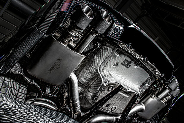 Remus uitlaat Audi RS6 [C8] RACING GPF-Back-system L/R (Resonated) Zonder EG goedkeuring