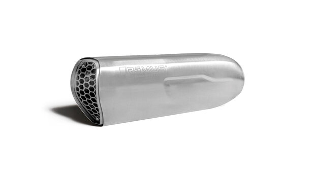 Slip On REMUS NXT (sport silencer with removable sound insert), stainless steel matt, NO ECE TYPE APPROVAL