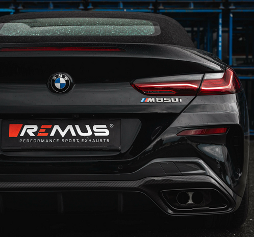 Remus uitlaat BMW M850i xDrive [G14/G15] Cabrio. Coupé GPF-Back-System