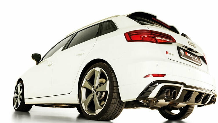 Remus uitlaat Audi RS3 [8V] Sportback Einddemper L/R uitgang voorzien van ge&iuml;ntegreerde kleppen