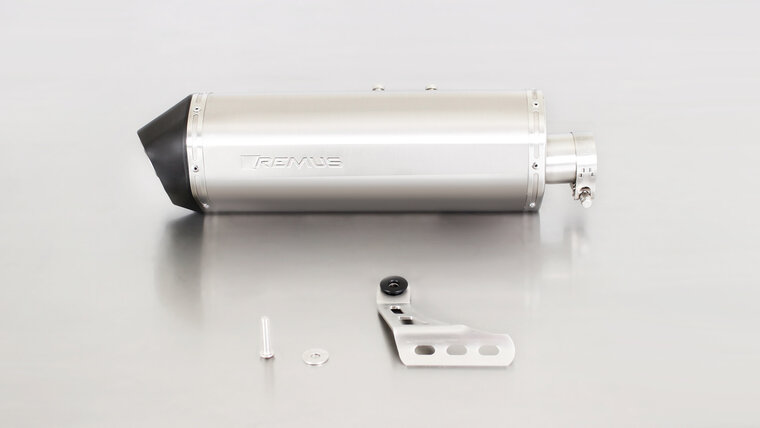 Remus OKAMI Slip on (sportuitlaat), Titan, (EG-) GOEDKEURING HONDA CRF 1000 Africa Twin MY 18- 70kW, SD04 (EURO 4)
