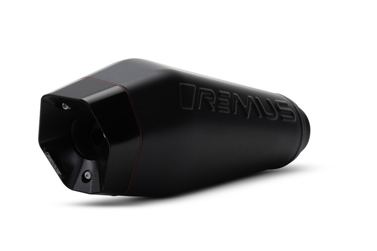Remus RS 2.0, RVS zwarte sportuitlaat Vepa GTS 125, incl. (EG-)goedkeuring voor Vespa GTS 310 (EURO 5+) 24- MD38M 18.4kW