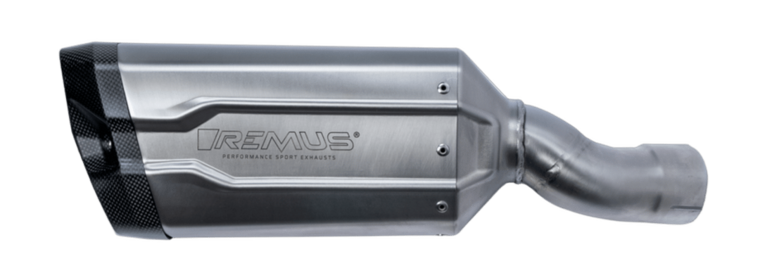 REMUS 8 2.0 Stainless Steel sportuitlaat voor BMW R 1300 R, R 1300 RS en R 1300 GS