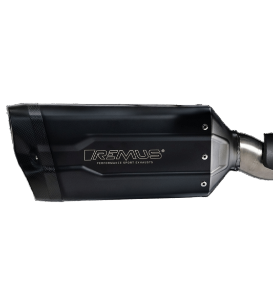 REMUS 8 2.0 Black sportuitlaat voor BMW R 1300 R, R 1300 RS en R 1300 GS