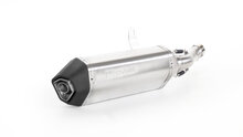 Remus OKAMI Slip On (sportuitlaat met aansluitbuis), RVS mat, GEEN (EG-) GOEDKEURING HONDA CB 500 X MY 17- PC59, 35 kW, (Euro 4)