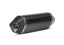 Remus Slip-On sportuitlaat met uitneembare sound insert, carbon, GEEN (EG-) GOEDKEURING voor Vespa GTS / GTS Super 300 HPE MY 1