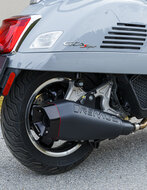 Remus RS 2.0, RVS zwarte sportuitlaat Vepa GTS 125, incl. (EG-)goedkeuring