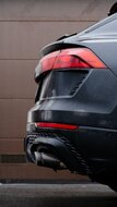 Detailfoto Remus uitlaat Audi RSQ8 achterbumper