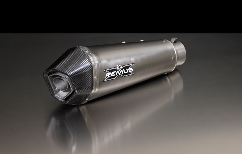 Remus HYPERCONE, slip on (demper met verbindingsbuis zonder katalysator), titanium, SPORT (geen EEG) HONDA CBR 1000 RR 14- SC59A, 131kW