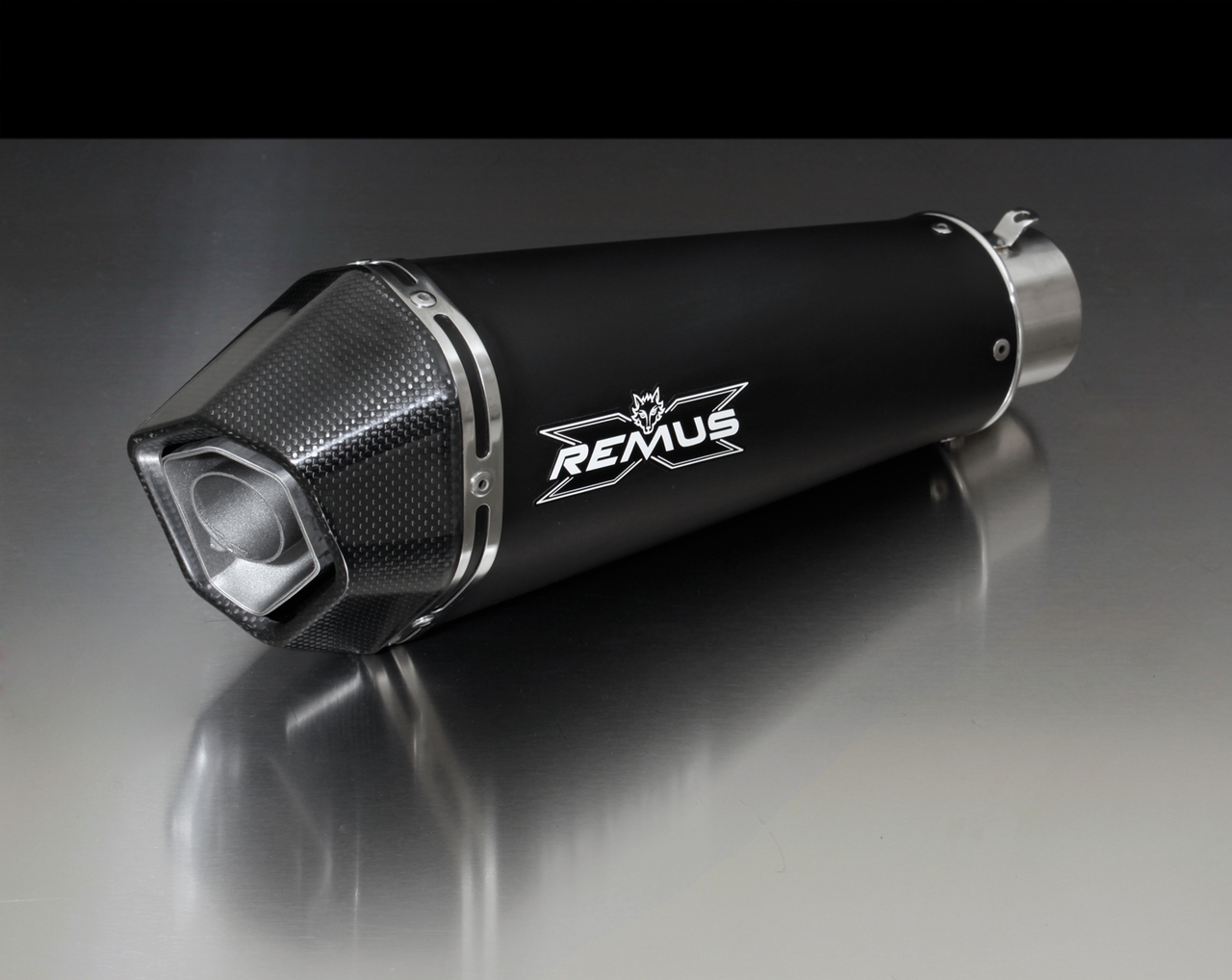 Remus HYPERCONE, slip on (demper met verbindingsbuis zonder cat.), roestvrij staal zwart, SPORT (geen EEG) HONDA CBR 1000 RR 14- SC59A, 131kW