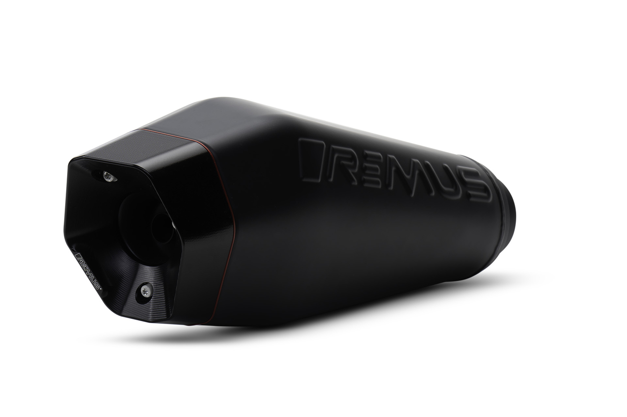 Remus RS 2.0 RACING, roestvrij staal zwart, GEEN (EG-) GOEDKEURING voor Vespa GTS / GTS Super 300 HPE MY 19-20 (EURO 4)