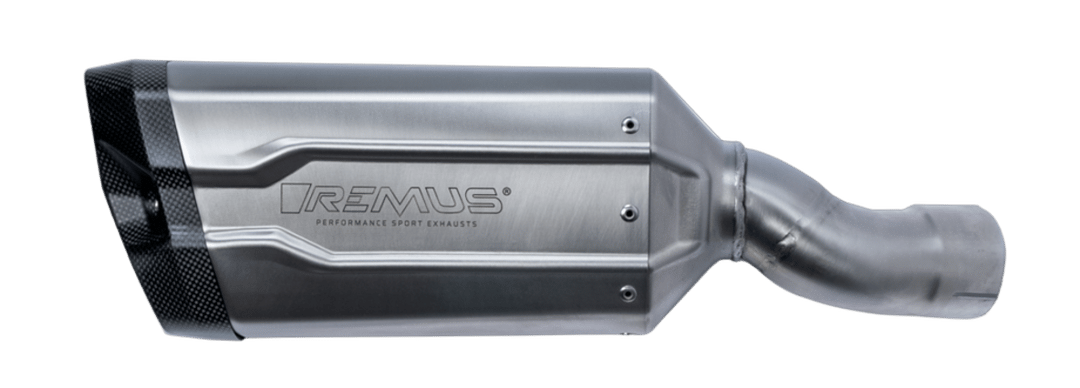 REMUS 8 2.0 Stainless Steel sportuitlaat voor BMW R 1300 R, R 1300 RS en R 1300 GS