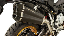 REMUS 8 Slip On, Stainless steel black, (EC-) approval REMUS 8 Slip On, Stainless steel black, (EC-) approval
