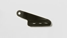 optional muffler bracket black for complete system (rear foodrest must be removed) optional muffler bracket black for complete system (rear foodrest must be removed)