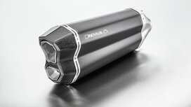 REMUS 8, RACING slip on sport exhaust system with removable sound insert incl. CARBON heat protecting shield for BMW R 1200 R/RS, stainless steel black, 65mm, without EC homologation REMUS 8, RACING slip on sport exhaust system with removable sound insert incl. CARBON heat protecting shield for BMW R 1200 R/RS, stainless steel black, 65mm, without EC homologation