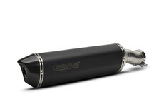 BLACK HAWK Slip On incl. Carbon heat protecting shield, stainless steel black, (EC-) approval BLACK HAWK Slip On incl. Carbon heat protecting shield, stainless steel black, (EC-) approval