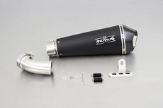 HYPERCONE, slip on (muffler with connecting tube), stainless steel black, EEC, HYPERCONE, slip on (muffler with connecting tube), stainless steel black, EEC,