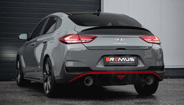 Remus uitlaat Hyundai i30 N Fastback Remus Cat-back systeem L/R uitgang Remus uitlaat Hyundai i30 N Fastback Remus Cat-back systeem L/R uitgang